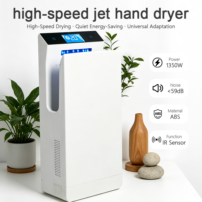 High-speed jet commercial electric hand dryer with IR sensor SF-2030 high-speed jet commercial electric hand dryer with 1350W power, ABS housing and IR sensor