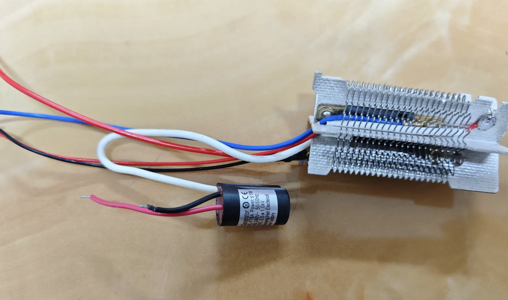 Negative ion generator component used in ionic hair dryer production Negative ion generator component used in ionic hair dryer production