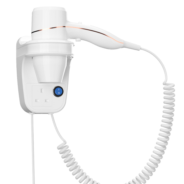 SG-02E Wall Mounted Negative Ion Hair Dryer for Hotel & Home