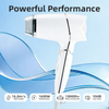 Professional Foldable Hair Dryer With Negative Ion Technology And A Compact Folding Handle