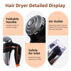 Portable foldable hair dryer for travel home and hotel use