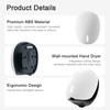 SF-5050 Secador de manos de pared ABS con dise&ntilde;o ergon&oacute;mico y sensor manos libres