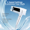 C206 foldable hair dryer with 2 speed and 3 temperature settings