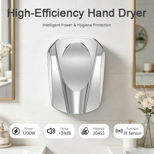 SF-6020 commercial hand dryer with 304 stainless steel housing and infrared sensor