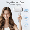 Negative ion hair dryer for smooth shiny and less frizzy hair care