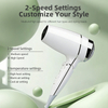 C201 quiet ionic hair dryer with 2 speed settings and 3 heat settings