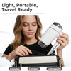 Lightweight foldable travel hair dryer with compact portable design