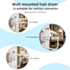 RCY-67588C Wall Mounted Negative Ion Hair Dryer for Hotel