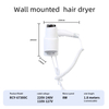 RCY-67300C Wall Mounted Negative Ion Hair Dryer for Hotel Use