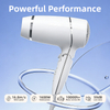 C183 foldable ionic hair dryer with 1600W power 16.8m/s airflow and 59dB low noise