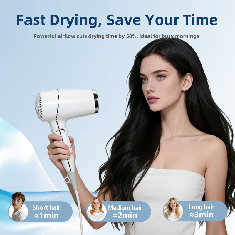 C182 fast drying portable hair dryer for short medium and long hair