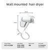 RCY-67250N Wall Mounted Hair Dryer