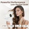C185 1800W foldable hair dryer with 16.8m/s airflow, 59dB low noise and powerful drying performance