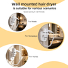 RCY-67588E Wall Mounted Negative Ion Hair Dryer for Hotel & Home Use