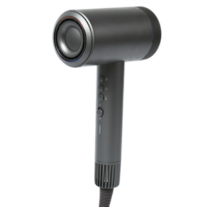 WT-1201B 120,000 RPM portable high-speed ionic hair dryer close-up with control buttons